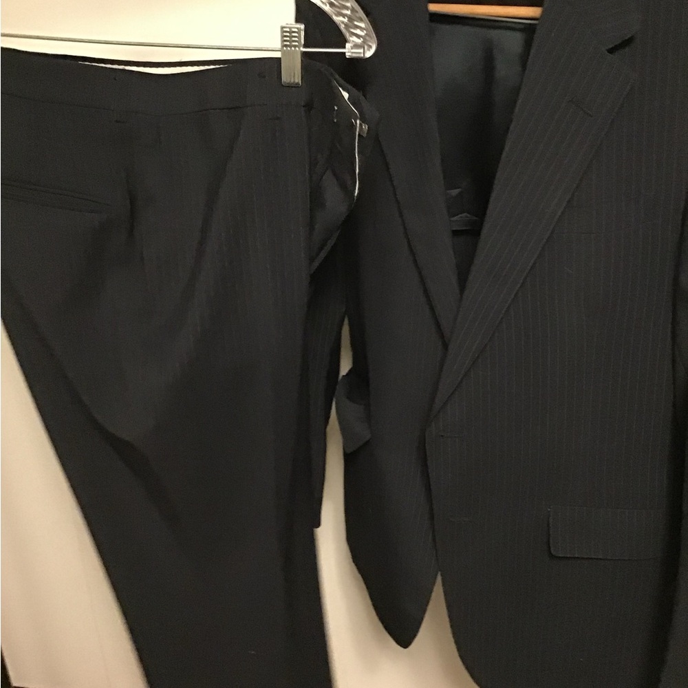 Men’s pinstripe suit